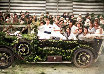 Bataille de fleurs, Cannes, années 1920